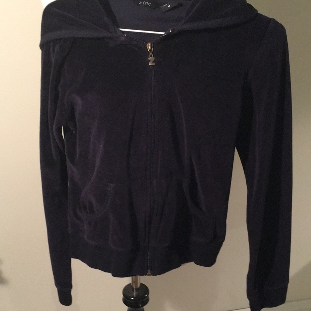 Zinc Navy blue hoodie